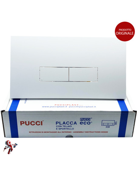 PLACCA PUCCI ECO BIANCA DOP.PULS+TELAIO CM33 80179560